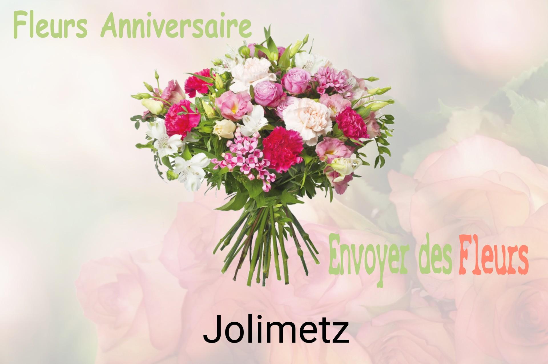 Bouquet de fleurs d’anniversaire livré à Jolimetz