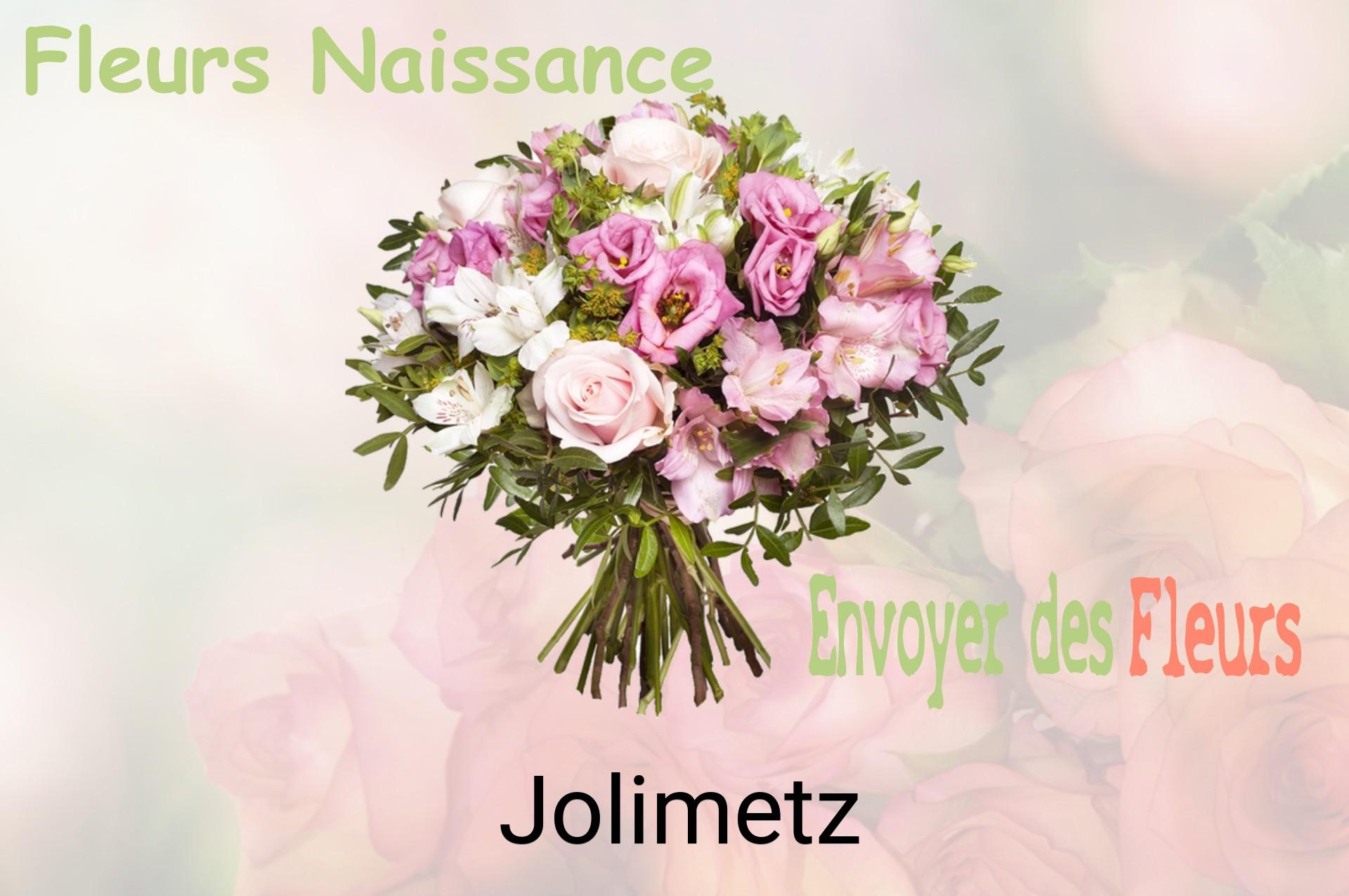 Bouquet de fleurs de naissance livré à Jolimetz